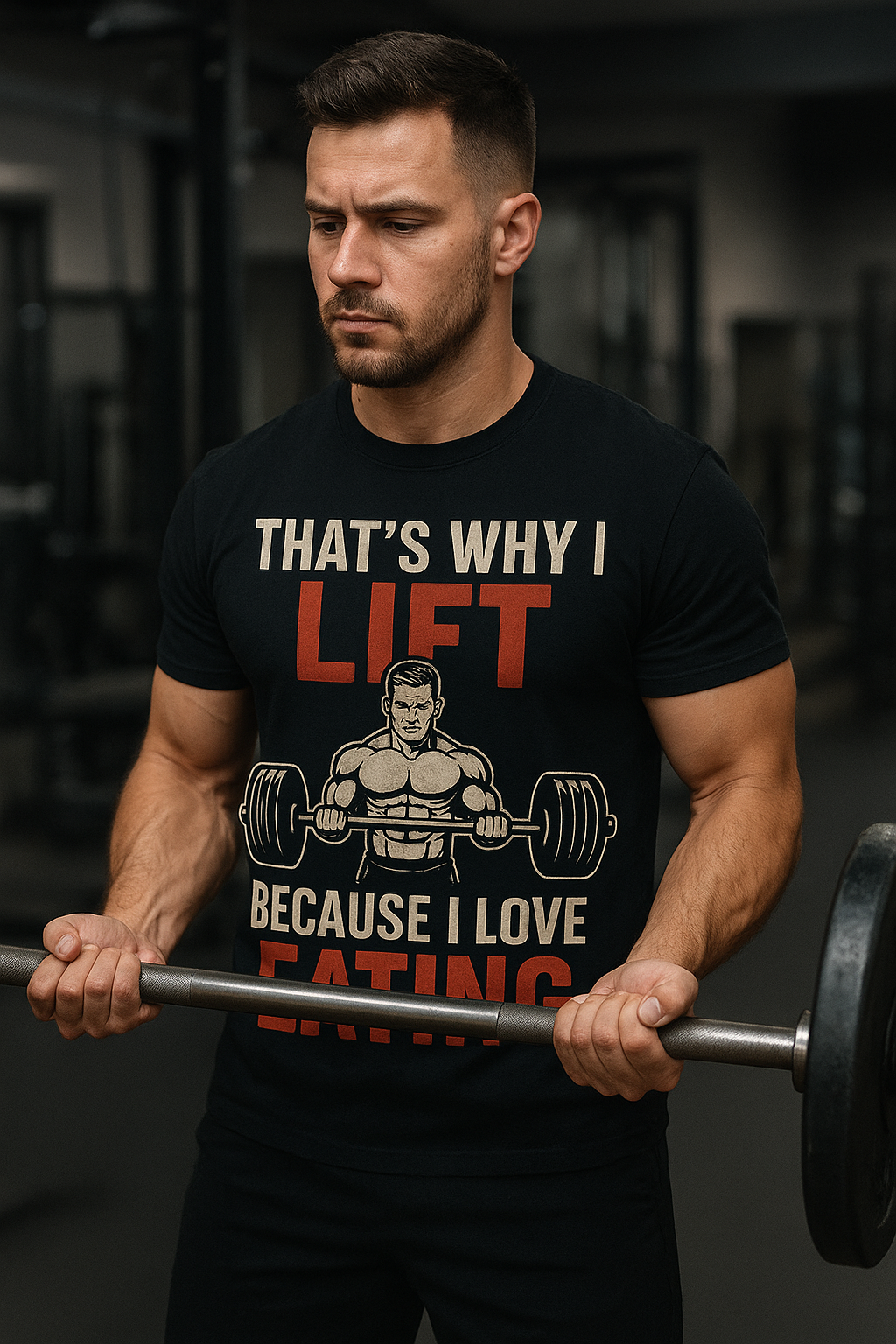 "Lift for Food Gym Meme T-Shirt"