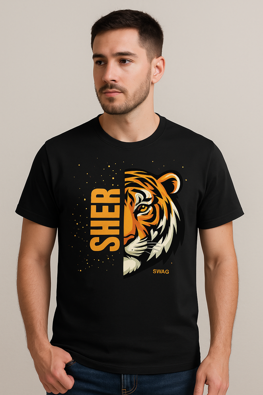 Sher Swag – Bold Tiger Graphic Tee