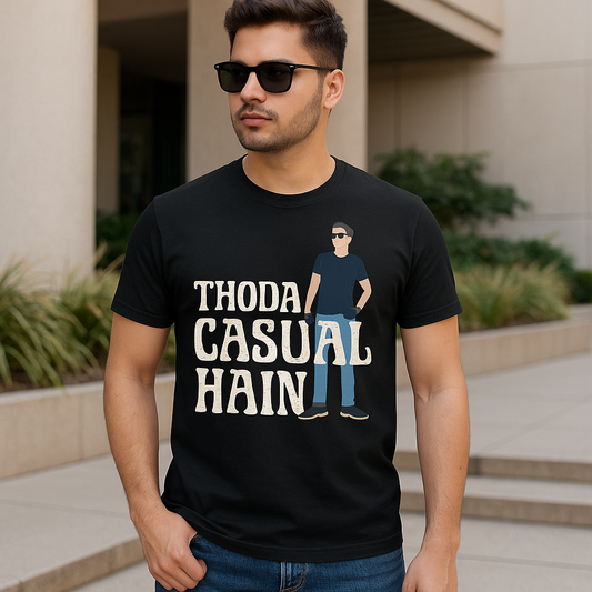 Thoda Casual Hain – Graphic Tee