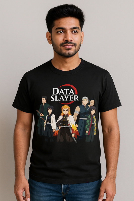 Data Slayer – Elite Warriors Anime T-Shirt